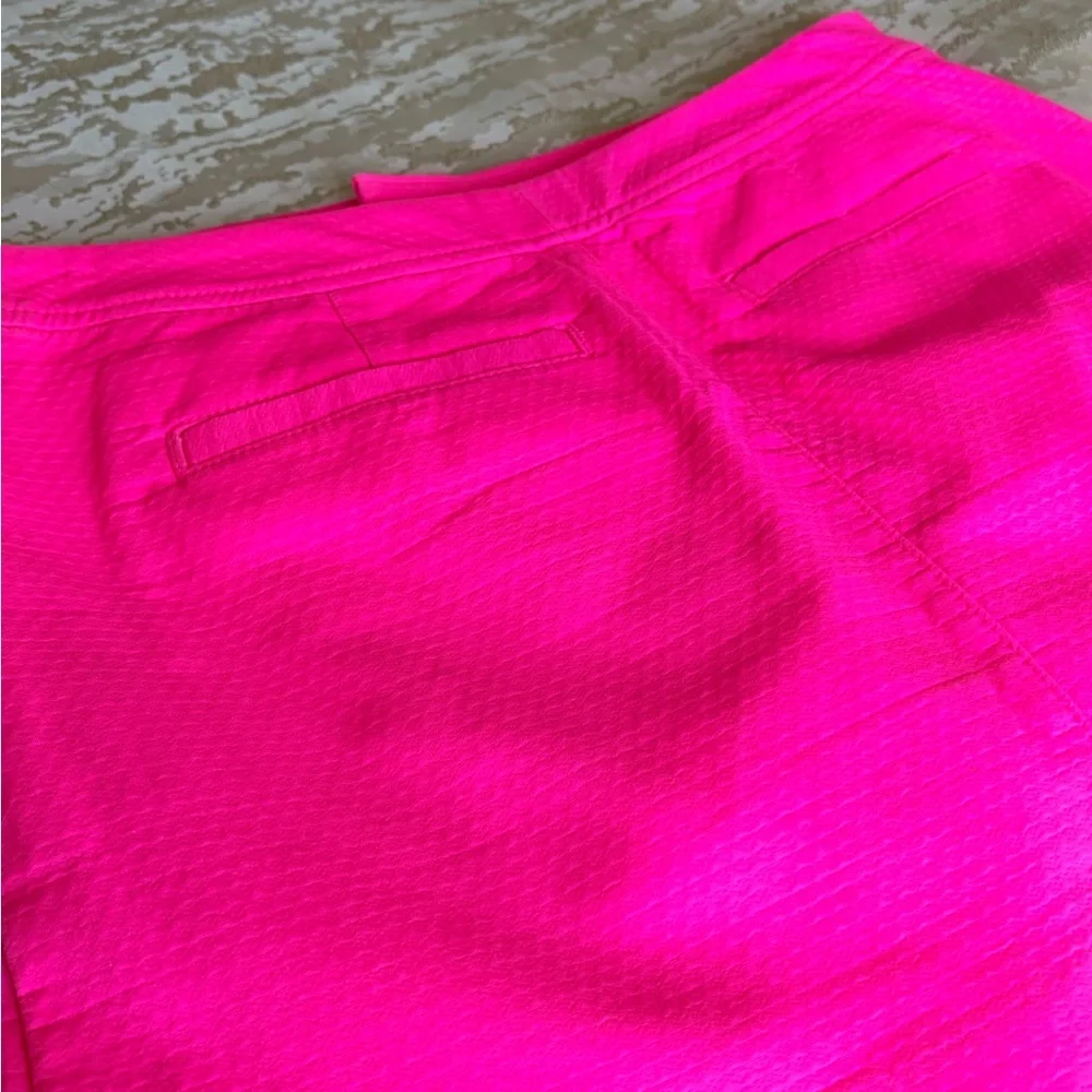 Lilly Pulitzer Neon Pink Scalloped Mini Skirt - Picture 7 of 7